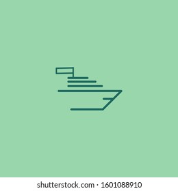 Premium Ship logo with modern concept. ship icon vector illustration