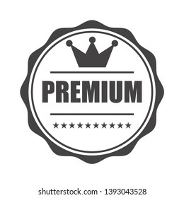 Premium sign icon,label of premium vector