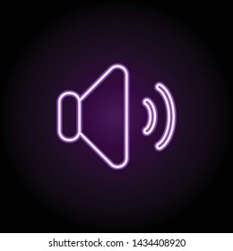 premium sign neon icon. Elements of web set. Simple icon for websites, web design, mobile app, info graphics