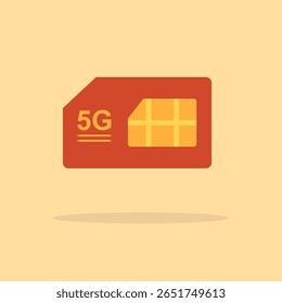 design de ícone de cartão de telefone SIM premium