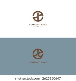 Diseño de logotipo de letras SL o LS de Premium. Logotipo elegante creativo del Vector de la curva. 