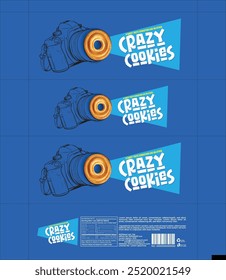  Premium Snack and Biscuit Packaging Design, Vector EPS Illustration