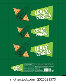  Premium Snack and Biscuit Packaging Design, Vector EPS Illustration