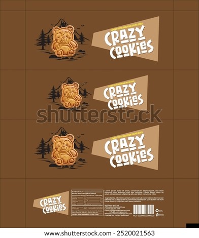  Premium Snack and Biscuit Packaging Design, Vector EPS Illustration