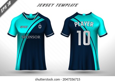 Premium-Fußball-Jersey-Vorlage mit abstrakter Textur.