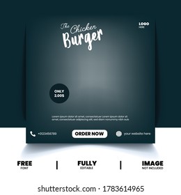 premium social media post template