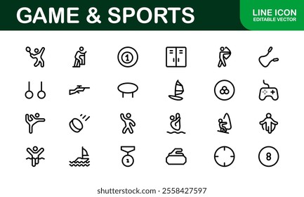 Premium Sports Icon Designs - Stylish and Functional for Websites, Apps, and Sports Marketing