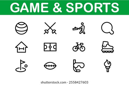 Premium Sports Icon Designs - Stylish and Functional for Websites, Apps, and Sports Marketing