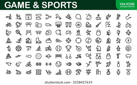 Premium Sports Icon Designs - Stylish and Functional for Websites, Apps, and Sports Marketing