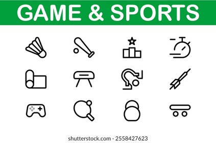 Premium Sports Icon Designs - Stylish and Functional for Websites, Apps, and Sports Marketing