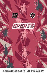 Premium Sports Jersey Modern Aesthetic Athletic Wear Soccer Football Basketball sports Fashionable Unique Trendy Pattern Vibrant