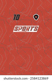 Premium Sports Jersey Modern Aesthetic Athletic Wear Soccer Football Basketball sports Fashionable Unique Trendy Pattern Vibrant