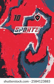 Premium Sports Jersey Modern Aesthetic Athletic Wear Soccer Football Basketball sports Fashionable Unique Trendy Pattern Vibrant