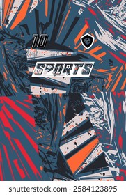 Premium Sports Jersey Modern Aesthetic Athletic Wear Soccer Football Basketball sports Fashionable Unique Trendy Pattern Vibrant