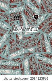 Premium Sports Jersey Modern Aesthetic Athletic Wear Soccer Football Basketball sports Fashionable Unique Trendy Pattern Vibrant