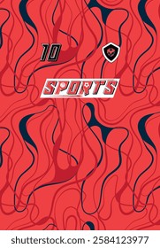 Premium Sports Jersey Modern Aesthetic Athletic Wear Soccer Football Basketball sports Fashionable Unique Trendy Pattern Vibrant