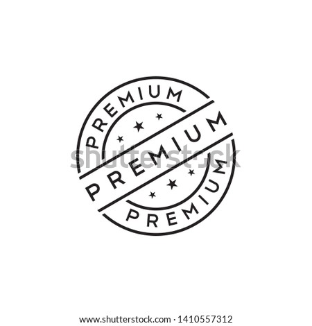Premium stamp icon design vector illustration