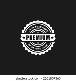 Premium stamp seal icon vector illustration