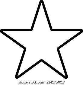 Icono o logotipo de estrella de primera calidad con estilo de línea. Signo y símbolo de alta calidad sobre fondo blanco. Pictograma de contorno vectorial para infografía, diseño web y desarrollo de aplicaciones.