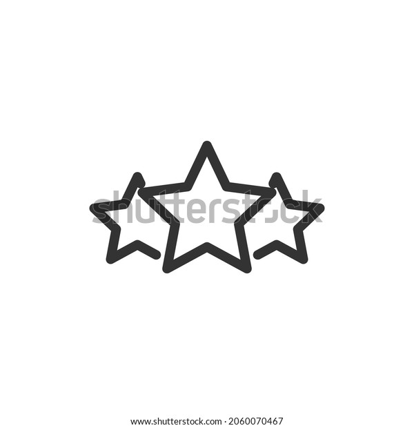 Premium star line icon for app, web and UI. Vector\
stroke sign isolated on a white background. Outline icon of star in\
trendy style.