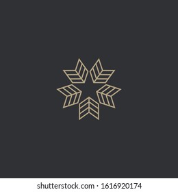 Premium star logo design. Icon star vector template