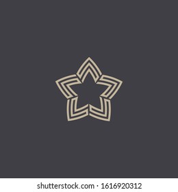 Premium star logo design. Icon star vector template