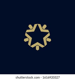 Premium star logo design. Icon star vector template
