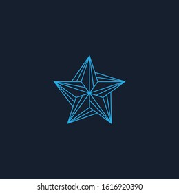Premium star logo design. Icon star vector template