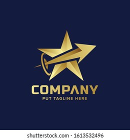 Premium Star logo logo Template for company