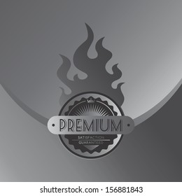 premium steel fire label theme