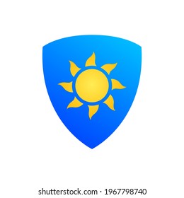 premium sun protection illustration design
