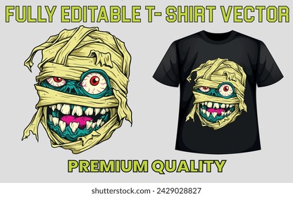 Premium T shirt design with editable vector file.