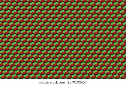 Premium Textile Pattern Design with vector .Red and Green color Pattern vector Design of Textile