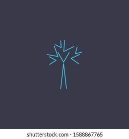 Premium tree logo design. Abstract tree icon vector illustration