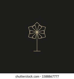Premium tree logo design. Abstract tree icon vector illustration