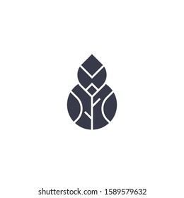 Premium tree logo design. Abstract tree icon vector illustration