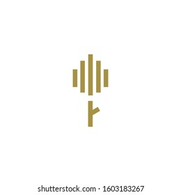 Premium tree logo design. Abstract tree icon vector illustration