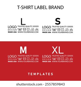 Premium T-Shirt Label Tag Vector Design