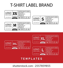 Premium T-Shirt Label Tag Vector Design