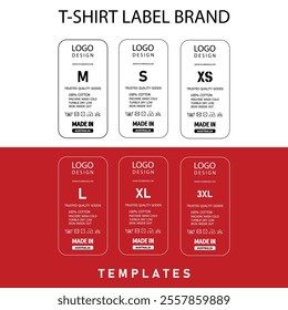Premium T-Shirt Label Tag Vector Design