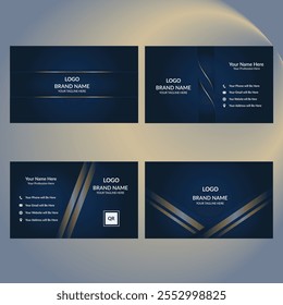 Premium Two Sided Business Card Design Template