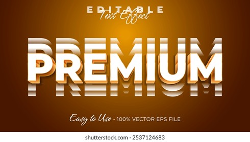 premium typography trendy editable text effect