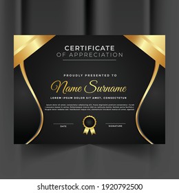 Premium unique certificate and diploma template