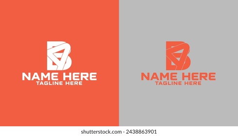 Premium and Unique letter AB Logo design or BA Monogram logo