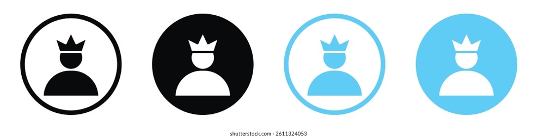 Premium User icon collection. vector illustration set