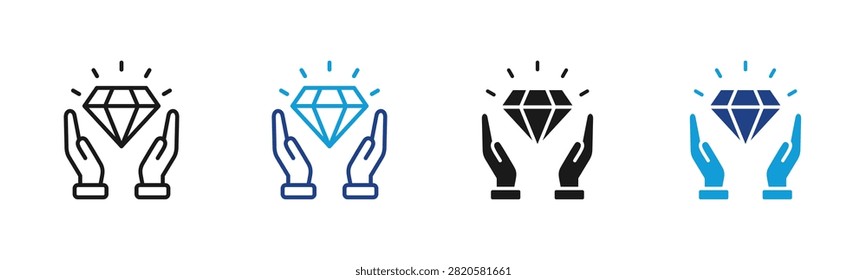 Premium Value Web icon with multiple style collection