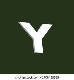 Premium Vector | 3d modern, luxury letter y logo design