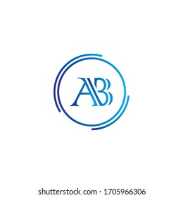 Premium Vector AB Joint Logo.Beautiful Minimalist Logotype design for branding,Elegant identity design.
