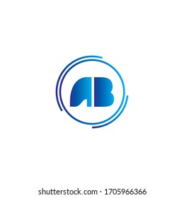 Premium Vector AB Joint Logo.Beautiful Minimalist Logotype design for branding,Elegant identity design.
