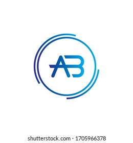 Premium Vector AB Joint Logo.Beautiful Minimalist Logotype design for branding,Elegant identity design.
